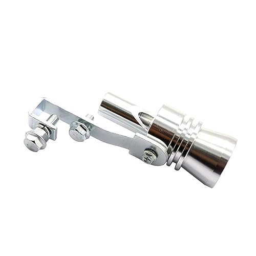 排気管 E36用 E46 E90 E91 E92 E93 E81 E82 E87 E88 E34 E39 E60 E61 E84 E83 用 Z4 車の排気音マフラーパイプテールチップターボホイッスル(銀,XL)