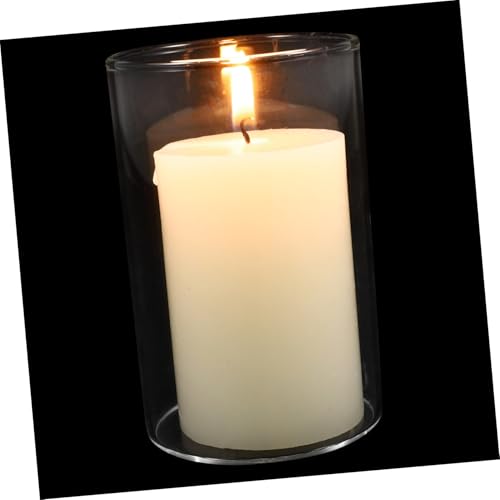 ERINGOGO Candle Decorations for Wedding Banquet Glass Filled Candles for Dinner Meditation Altar