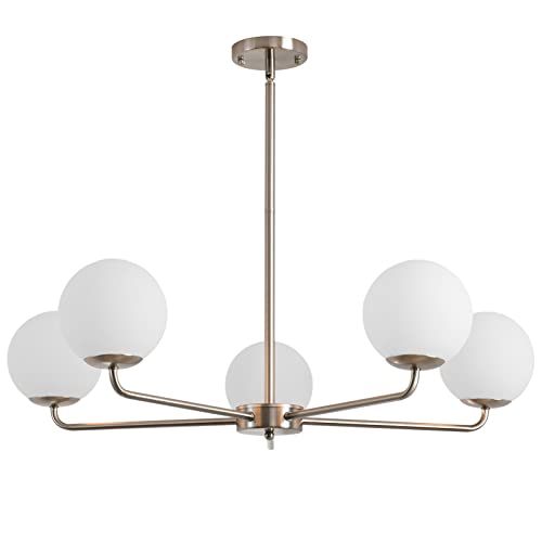 PORHUMI Lampadario Sputnik moderno a 5 luci E27