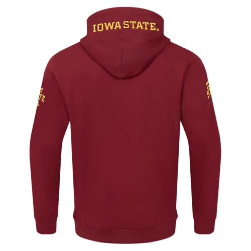 Image of Pro Standard Mens College Classic Chenille Cotton Double Knit Full Zip Hoodie