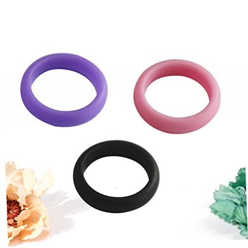 3 anillos flexibles de silicona para ejercicio y uso diario miniatura 3