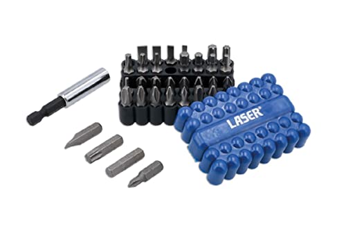 Laser 8316 Jeu d'embouts pour visseuses à Moteur, Dont JIS de 33 pièces