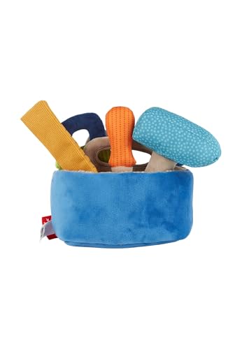 Foto von SIGIKID 42722 Werkzeugkiste Play & Cool Mädchen und Jungen Babyspielzeug empfohlen ab 3 Monaten blau/mehrfarbig
