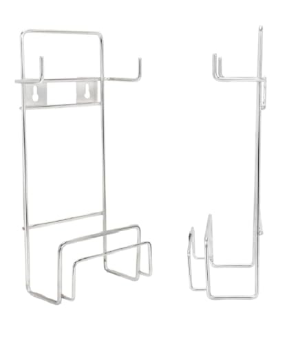 Image of Chakla and Belan Holder for Kitchen - 100% Rust Free Stainless Steel Rolling Pin Board Wall Mount Stand 3 in 1 Kitchen Rack Organiser (NHSP)