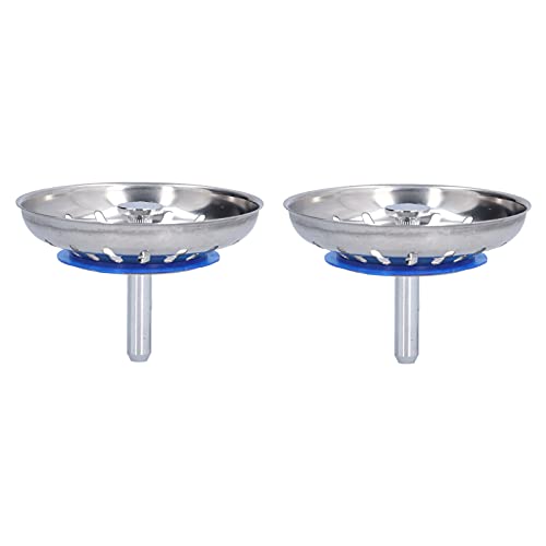 Coladores para fregadero de acero inoxidable 2 piezas
