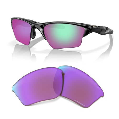 OAKLEY Original Half Jacket 2.0 XL OO9154 PRIZM Golf Replacement Lenses For Men For Women+ Bundle Microfiber Pouch