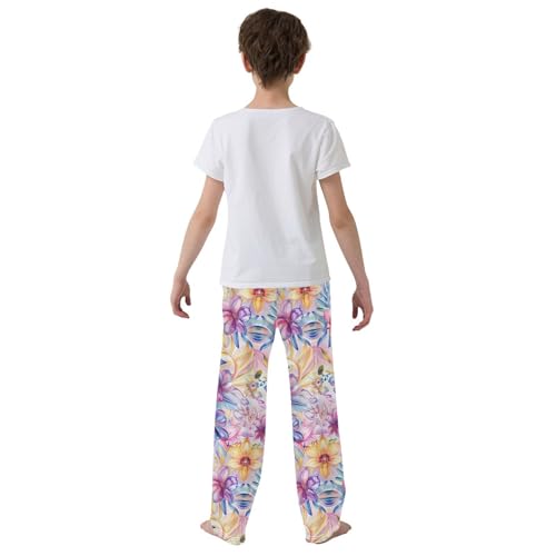 Unicorn Rainbow Horse Pajama Pants Long Sleep Pant Soft PJ Bottoms Sleepwear3