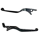 Bbajszx Ensemble de leviers de Frein de pour Scooters électriques antidérapants fabriqués à partir d ' Alliage d ' Aluminium léger pour Un Fonctionnement Fluide 2 pièces poignée de Frein de
