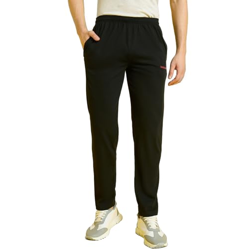 Image of bearbrother Men's Regular Fit Solid Trackpants