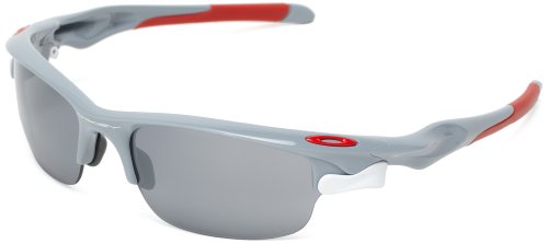 Oakley Men's OO9097 Fast Jacket Sunglasses, Polished White/Gold Iridium Polarized Lens, One Size