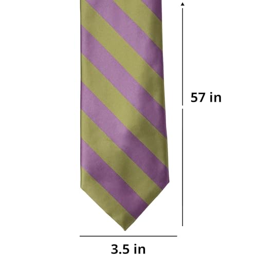 Image of tiemart Men's Striped Tie Standard Length