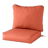 Greendale Home Fashions Outdoor 2-Piece Deep Seat Cushion Set, Sunrise
