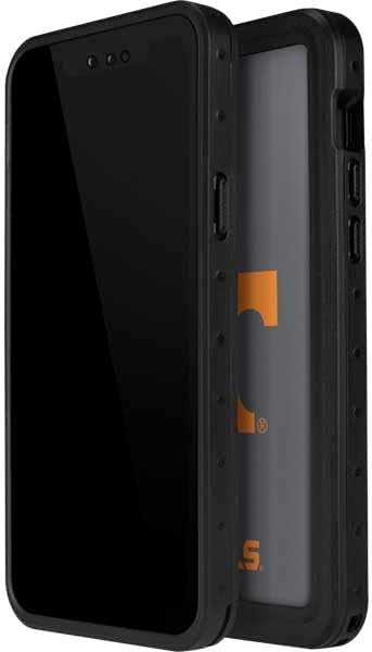 Skinit Waterproof Phone Case Compatible with iPhone 15 - Officially Licensed University of Tennessee-Knoxville T Logo Vols on Gray Design