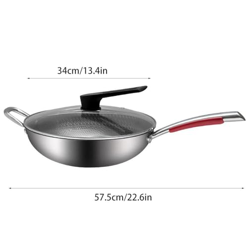 Wok con tapa, antiadherente, apto para inducción miniatura 6