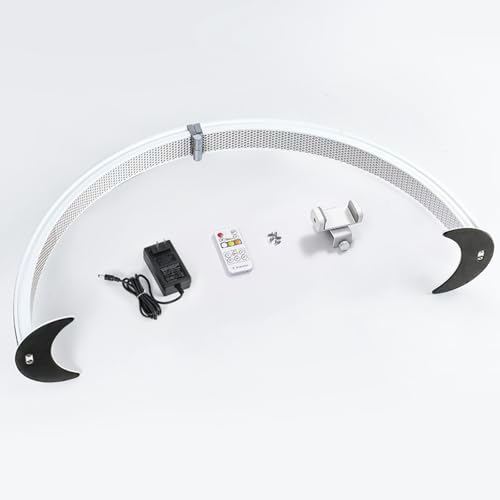 Lampe demi-lune manucure 36W pliable élimine les ombres pour pose de vernis
