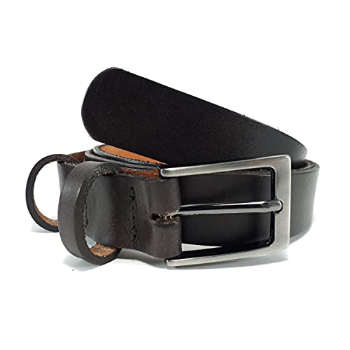 Cinto masculino couro legítimo 3 cm (Havana, GGG)