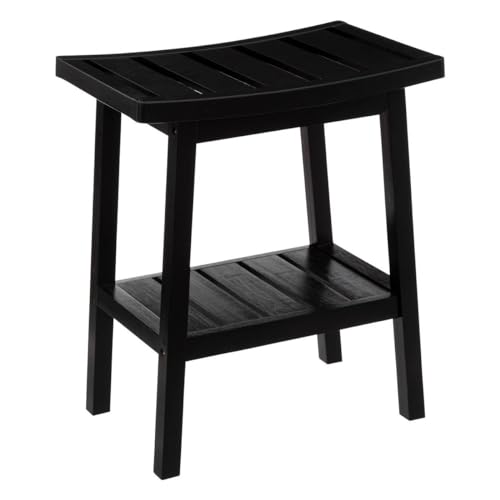 5five - Tabouret Rangement Bambou Noir