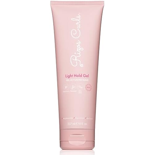 Rizos Curls Light Hold Gel – Flexible, Flake-Free, Frizz-Free Hold & Shine – Defines & Moisturizes Wavy, Curly, Coily 1a–4c Hair Types with Aloe Vera – Sulfate, Silicone & Paraben Free
