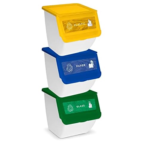 AC Pack x3 - Organizador de plástico para reciclaje Cover