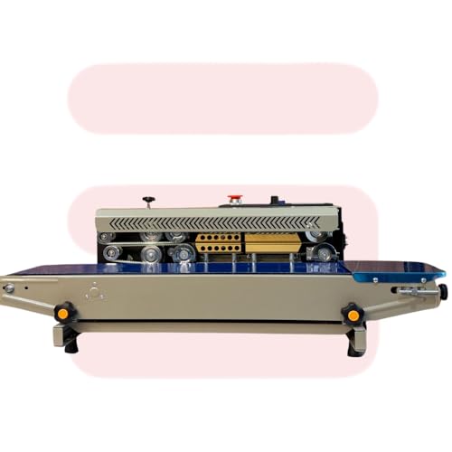 Image of FR900 Horizontal Band Sealer for Food Packet Packing Economic Model | 220V /50HZ, 5-12mm Sealing Width, 5-15mm Seal Speed, Durable Mild Steel Body, Easy to Use for Plastic Bags, Pouches