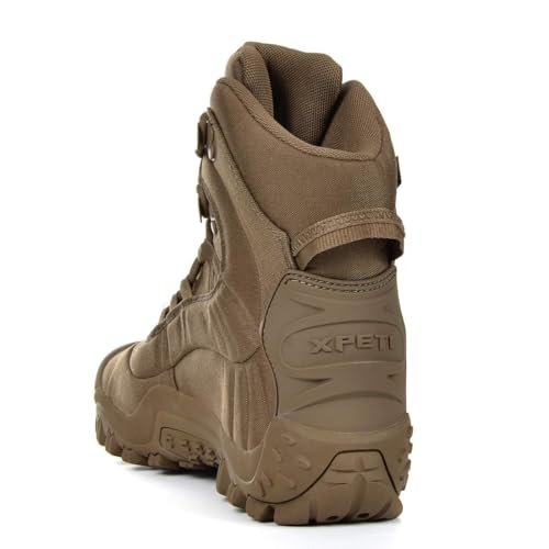 Image of Men's Tactical Boots 8'' Mid Combat Boots Waterproof Military Boots