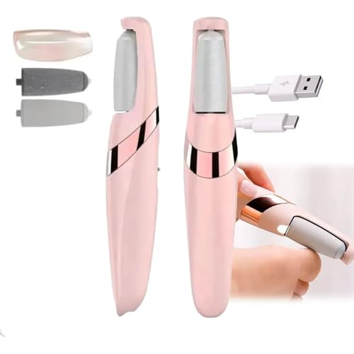 Lixador Elétrico Premium Para Pés Removedor de Calos Recarregável USB Portátil 2 Velocidades Spa Caseiro Pés Macios