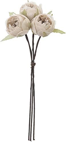 Amazon Co Jp Asca 造花 ラナンキュラスバンチ ベージュ 全長30cm A 008 ホーム キッチン