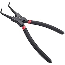 Utoolmart Snap Ring Pliers, 9-Inch, Internal Circlip Pliers with Bent Jaw Precision Spring Loaded Pliers for Ring Remover Retaining