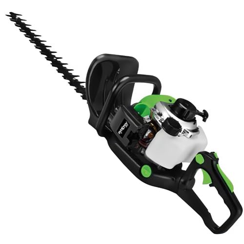 Synergy Cortasetos a Gasolina XT-26C – Motor 2 Tiempos 26cc 1CV – Cuchilla Doble 60cm, Manillar Giratorio 180° y Sistema Antivibración