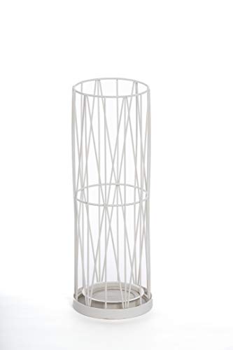 Mango Steam Pluvian™ Soakstone™ Paragüero de Metal (Regular, Blanco)