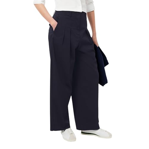 Lacoste Women's Wide Leg Stretch Pants2