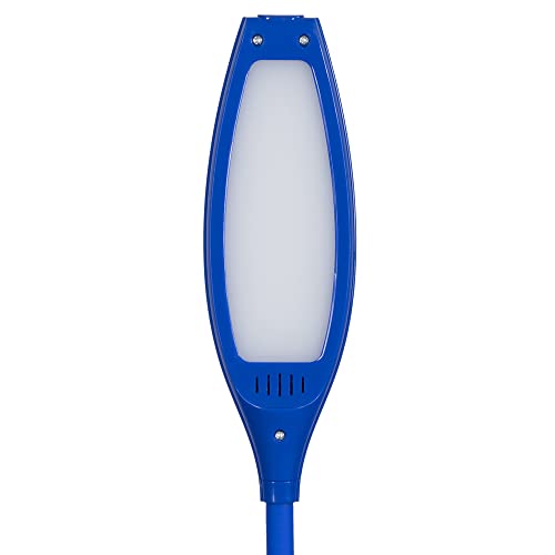 Wakefit Study Lamp | LED 7W Desk/Book Lamp with 5 Colour Modes | Wireless Charging with 3 Brightness Levels | Touch Control | Flexible Design | 1 Year Warranty (ABS, Blue)