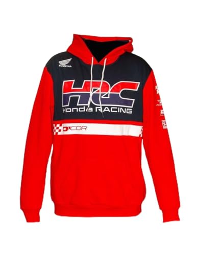 Dcor Visuals Compatible with Honda HRC2 Sweatshirt Medium Red
