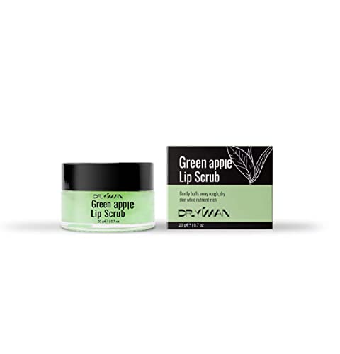 Lip Scrub, Lip Scrubs Exfoliator Moisturizer Dr.yiman Sugar Lip Scrub, Lip Exfoliator Scrub For Dry And Chapped Lips,Anti-Aging And Temping, Lip Mask, Lip Care Products, Lip Scrubber (Green Apple) #TOP2