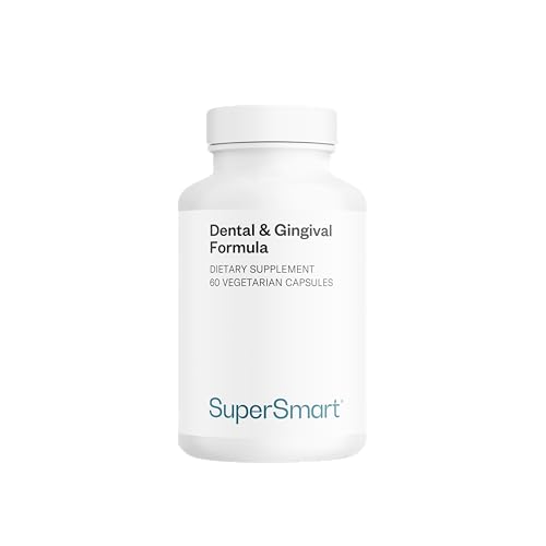 Dental & Gingival Formula - Complément pour Gencives Sensibles - Santé Bucco-dentaire - Aide à Réduire l'Inflammation des Gencives - Contre les Gencives Gonflées - SuperSmart Dental & Gingival Formula - Complément pour Gencives Sensibles - Santé Bucco-dentaire - Aide à Réduire l'Inflammation des Gencives - Contre les Gencives Gonflées - SuperSmart