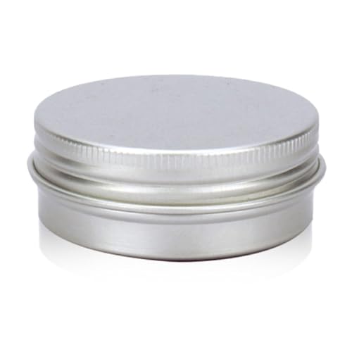 FOMIYES 24 piezas Tarros de Crema Vacíos con Tapa Aluminio Ligero y Portátil para Viaje Envases de Cosméticos con Cierre Hermético para Cremas y Pomadas