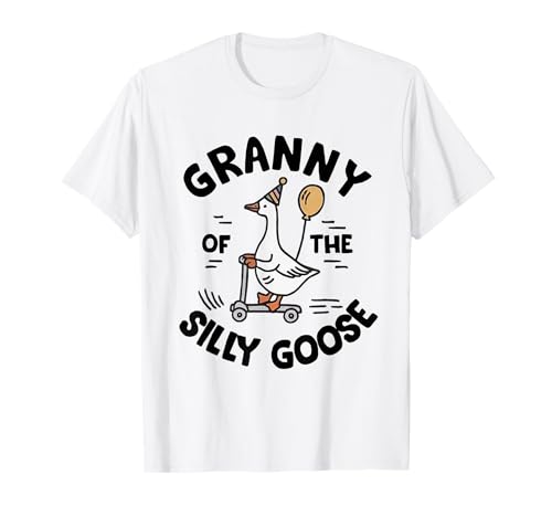 One Silly Goose Granny primer cumpleaños familia a juego Camiseta