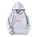 Teen Hoodies Size 14-16 Girls Hooded Sweatshirt Size 7-8 Fall Fashion Bows Graphic Shirts For Kids Girls 10-12 Long Sleeve Winter Oversized Sweater 14-16 With Pocket Light Gray 13-14 Years Soft