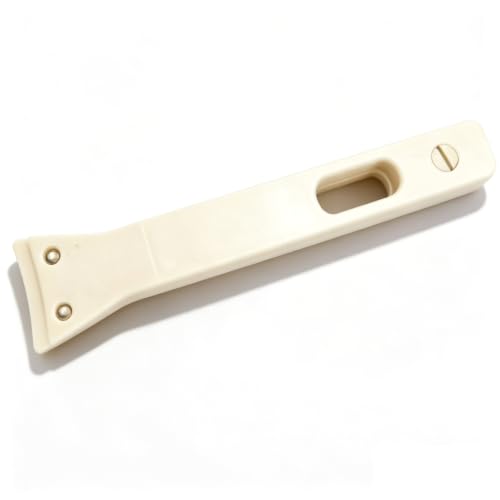 PEEK Wafer Tweezers, Semiconductor Handling Tool, Flat Tip Wafer Clip, High Temperature Resistant up to 300°C, Chemical Resistant Precision Tweezers for Silicon Wafer Inspection (5" PEEK Clip)