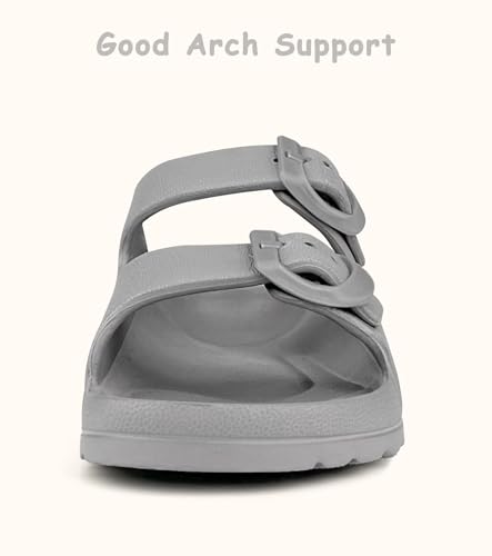 Image of Kids Slide Sandals Boys Girls Buckle Adjustable EVA Slipper Sandals