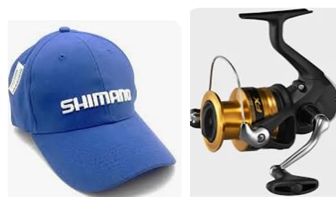 Moulinet 4000 FX Shimano et casquette combo exclusif Marlin Blue pour pêche en mer