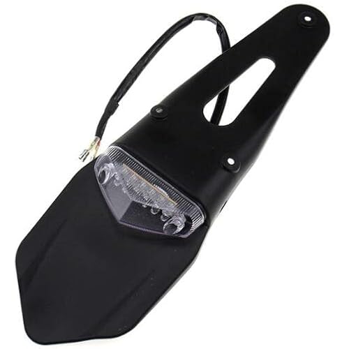 BADASS SHARKS Motorcycle Light Enduro For CRF YZ CR EXC WRF 250 400 426 450 Tial Bike 12 LED Motorbike Brake Stop Rear rear fender Tail Light