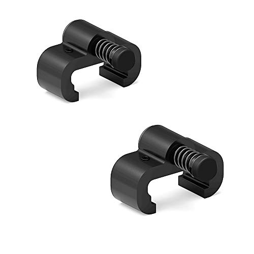 CCJH 2PCS Adjustable Barn Door Stopper fit for 1.57inch/40mm Flat Track Sliding Barn Door Hardware Accessories Replacement