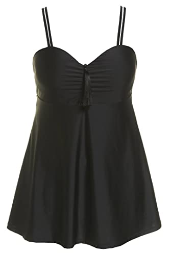 Maillot de bain pour femme réglable une pièce gris foncé taille 48
