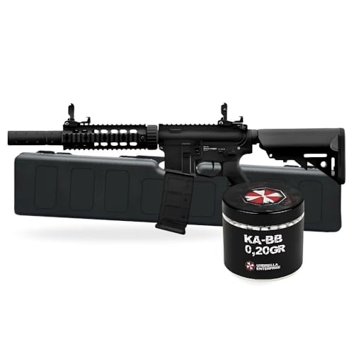 UMBRELLA ENTERPRISE Fucile Softair Elettrico Delta Pioneer M4SD AEG Rifle - Black
