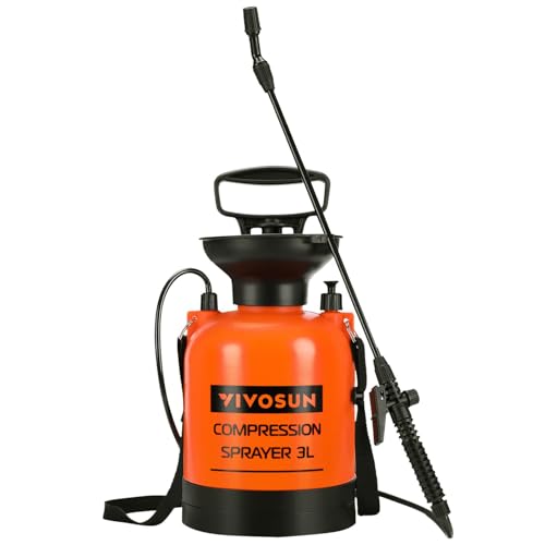 VIVOSUN Pulverizador de Presión 3L
