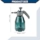 Hihaha Sprühflasche/Außen-Handdruck-Gartensprüher für Garten Zuhause/Einstellbarer Kunststoff 2L / 1 Stück Blau