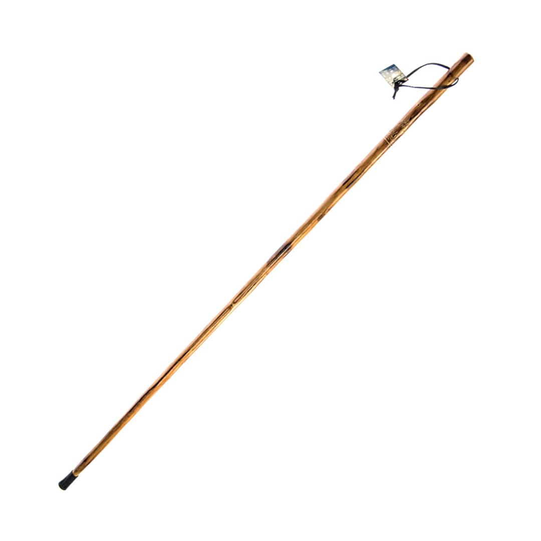 SE Survivor Series Wooden Walking/Hiking Stick with Hand-Carved Howling Wolf Design, 55" - WS628-55HW