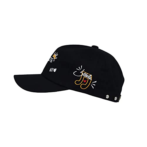 Gorra de béisbol de algodón ajustable con bordado miniatura 3