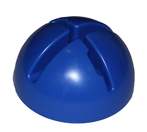 Agility Sport pour Chiens - Socle remplissable pour Jalons et cerceaux, Couleur: Bleu - 1x xsb